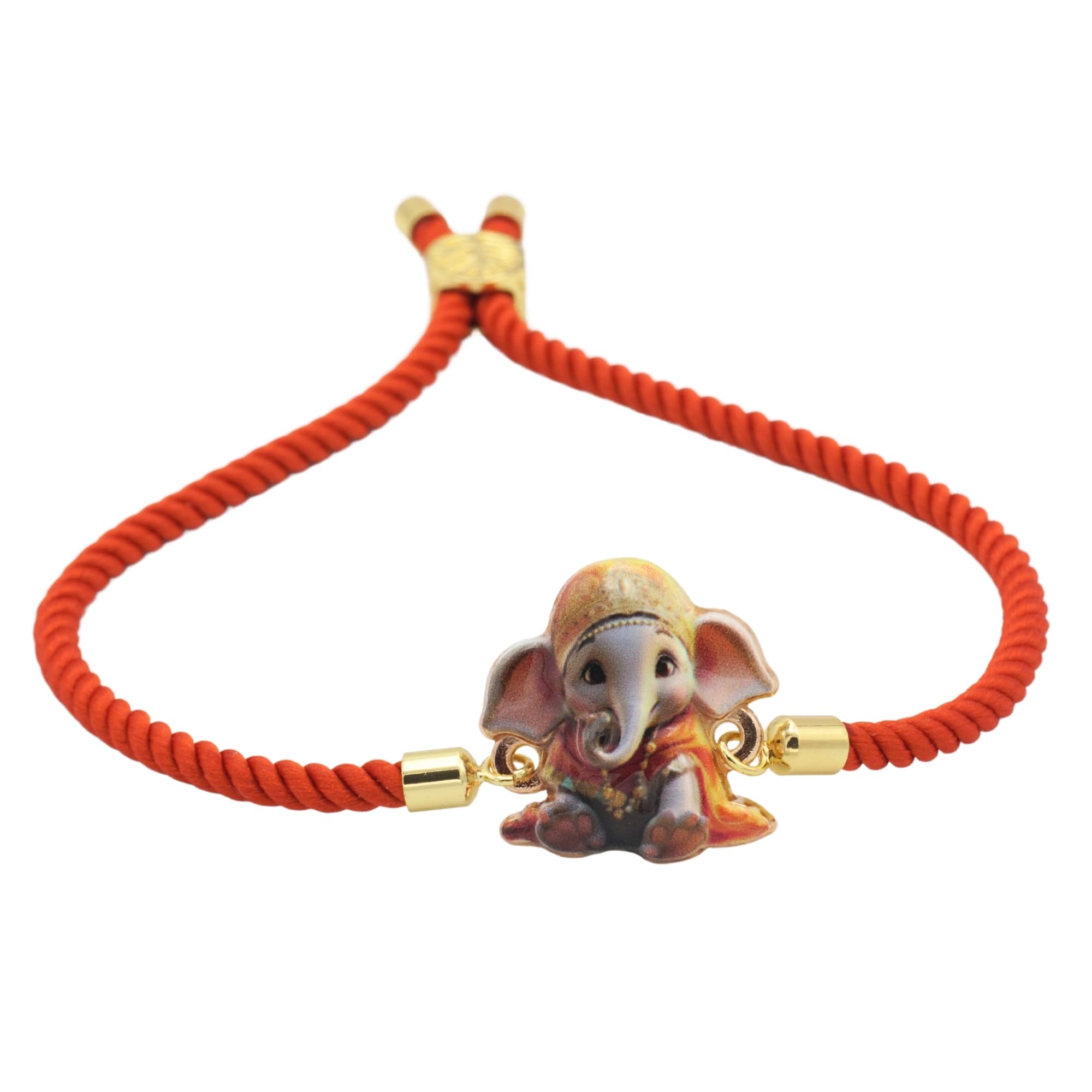 UtsaWeRakhi | Cute Divine Design Rakhi for Raksha Bandhan - Includes Roli and Chawal | Cute Rakhi set | Divine Rakhi | Adjustable Rakhi Bracelet