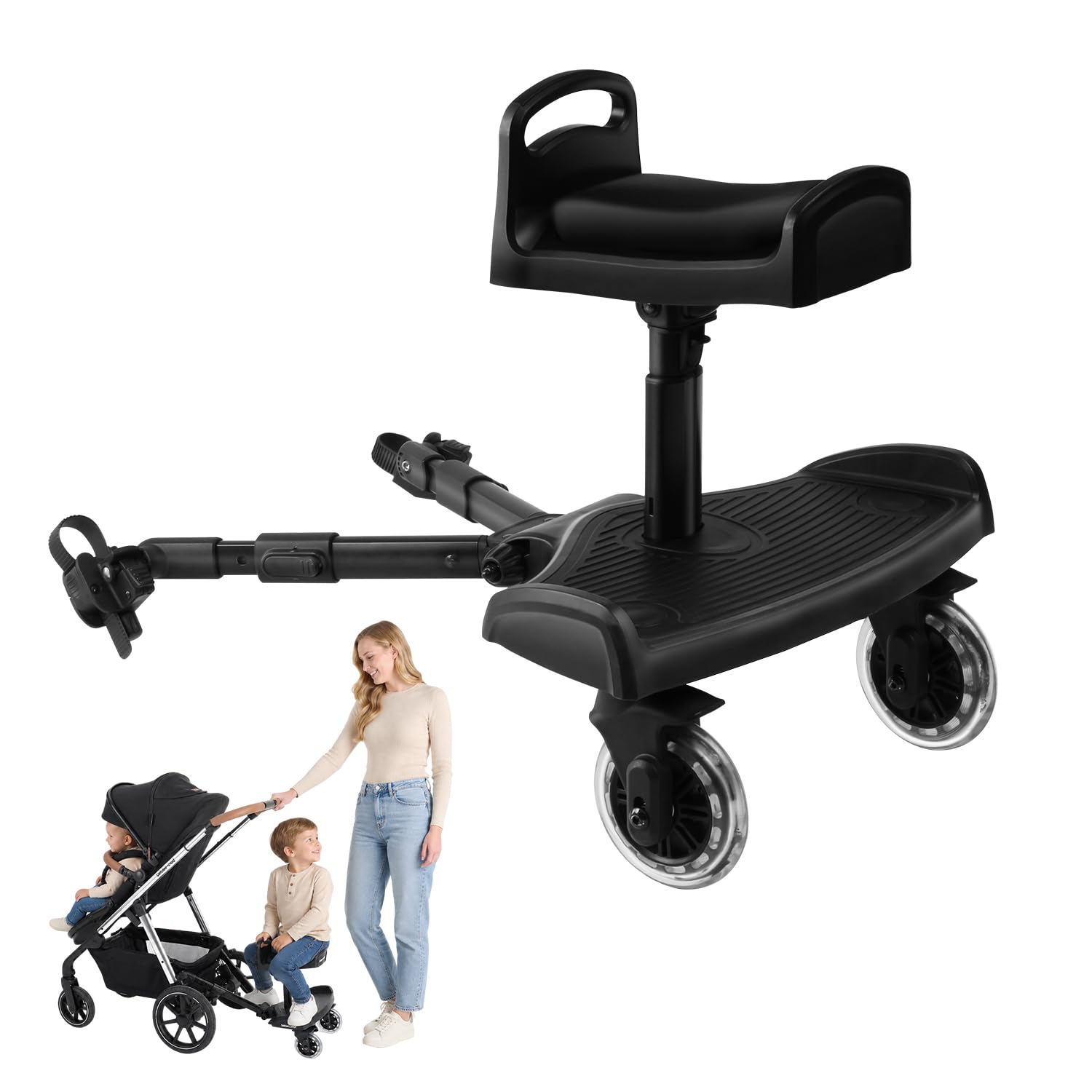 Amazon.com: Beberoad Love Universal Stroller Board with Detachable  display picture 1