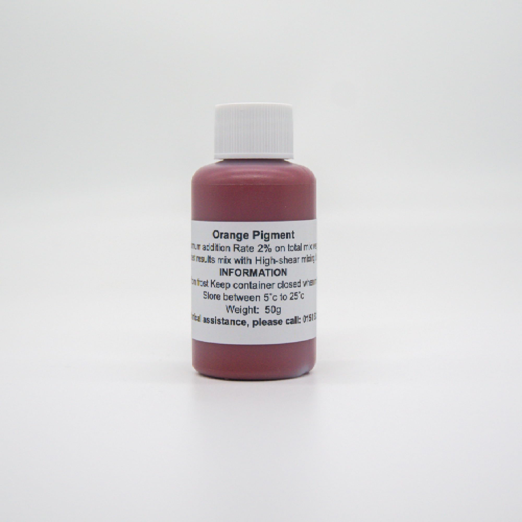 Jesmonite Orange, 50G Pigment | Colour Solution For All Resin Mixes, Compatible With Ac100 | Vibrant, Concentrated Colours | Easy To Mix And Use | Ideal For Artists, Crafters, And Professionals (Orange, 50G)
