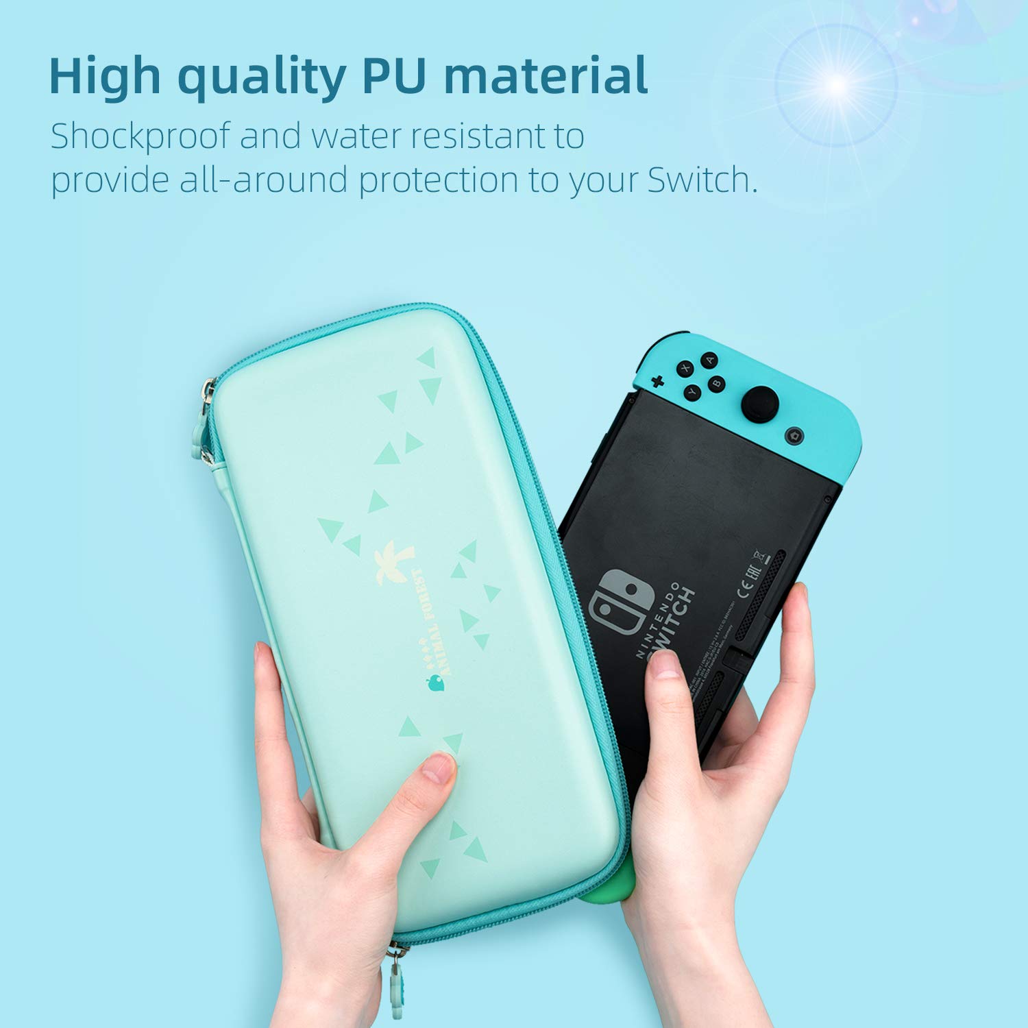 Suреr Dеаl Prоduсt GeekShare Carrying Case Compatible with Nintendo Switch/Switch OLED -- Animal Crossing New Horizons Accessories Portable Slim Travel Carrying Case fit Switch Console & Game Accessories Frее Shірріng 🛒 GeekShare Carrying Case Compatible with Nintendo Switch/Switch OLED -- Animal Crossing New Horizons Accessories Portable Slim Travel Carrying Case fit Switch Console & Game Accessories