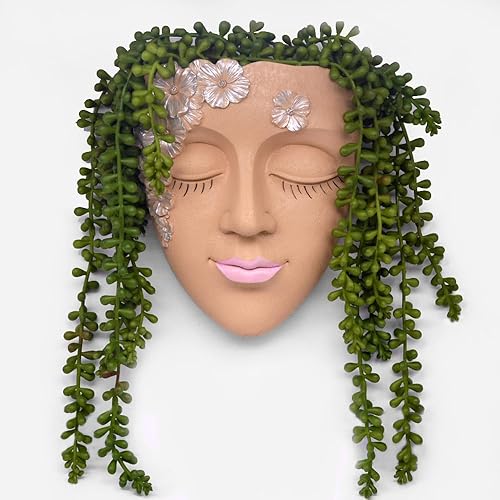 Miniatura 4 de Macetero colgante de cara, macetas colgantes para plantas de interior, macetas, macetas de cara, macetas de cabeza, maceta de cabeza, maceta de