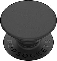 Vista 1 de PopSockets: PopGrip con tapa intercambiable para teléfonos y tabletas, color negro