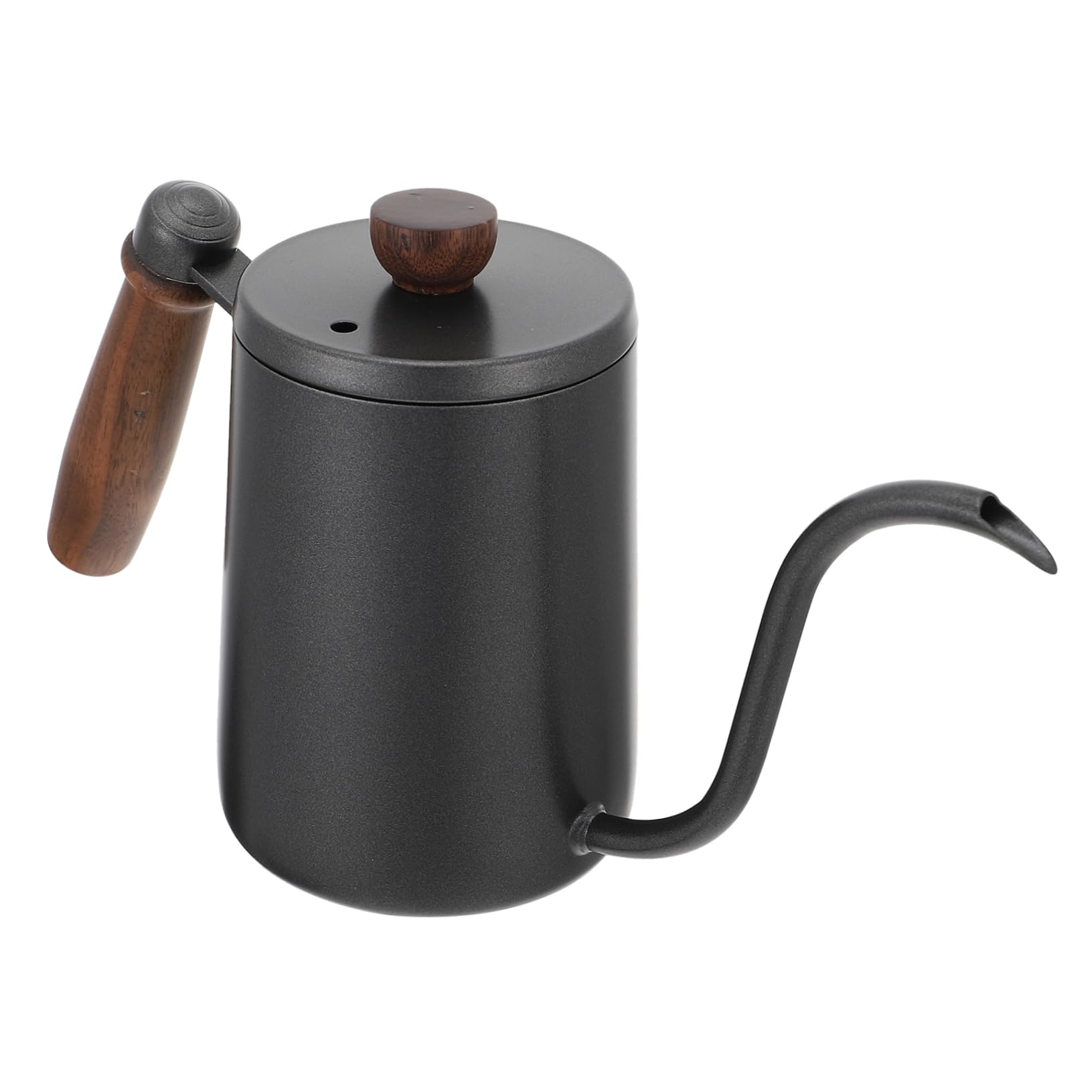 IMIKEYA Gooseneck Hand Brewing Coffee Kettle 600ml Stainless Steel Stove Compatible Long Spout Tea Pot Black Coffee Pouring Pot for Home Brewing