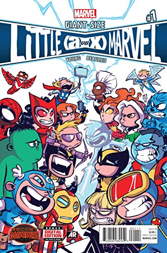 Giant-Size Little Marvel AvX #1 Action Figure Cover Variant Comic