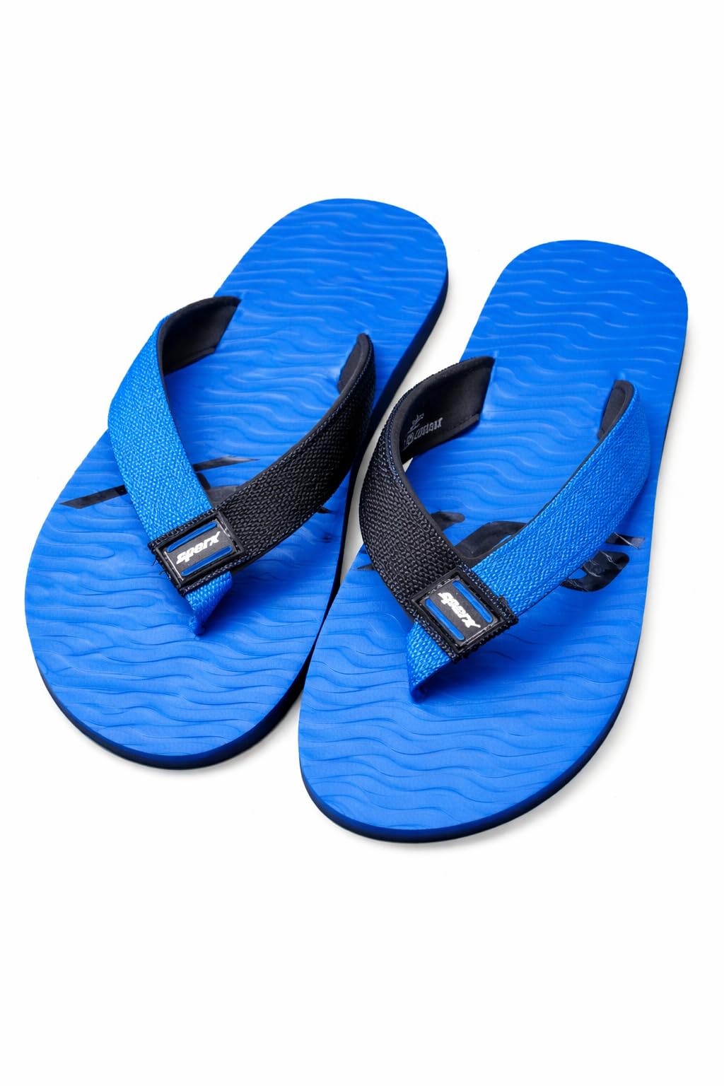 Men's Flip Flops, Black and Grey, Beach Sandals, Textured Footbed, Casual Summer Footwear-picture-44