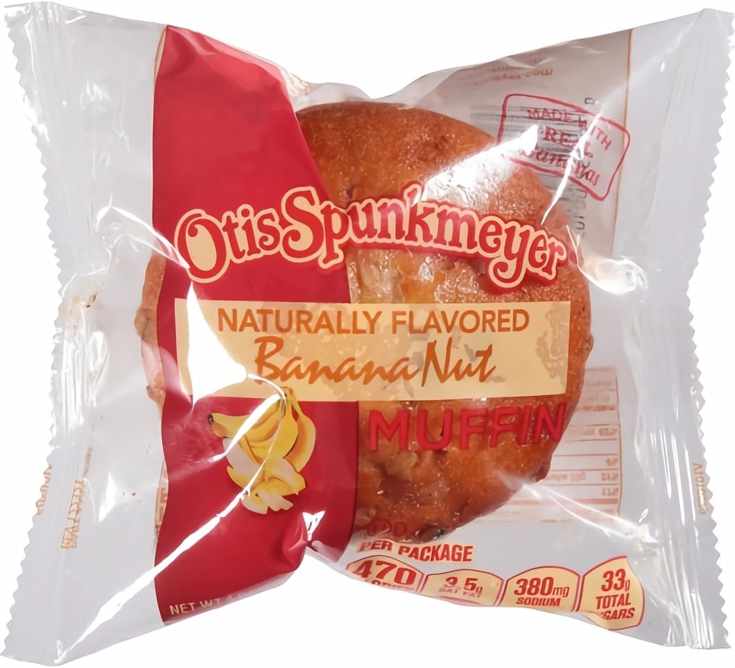 Otis Spunkmeyer Banana Nut Muffin, 4 Ounce, 24 Count Case