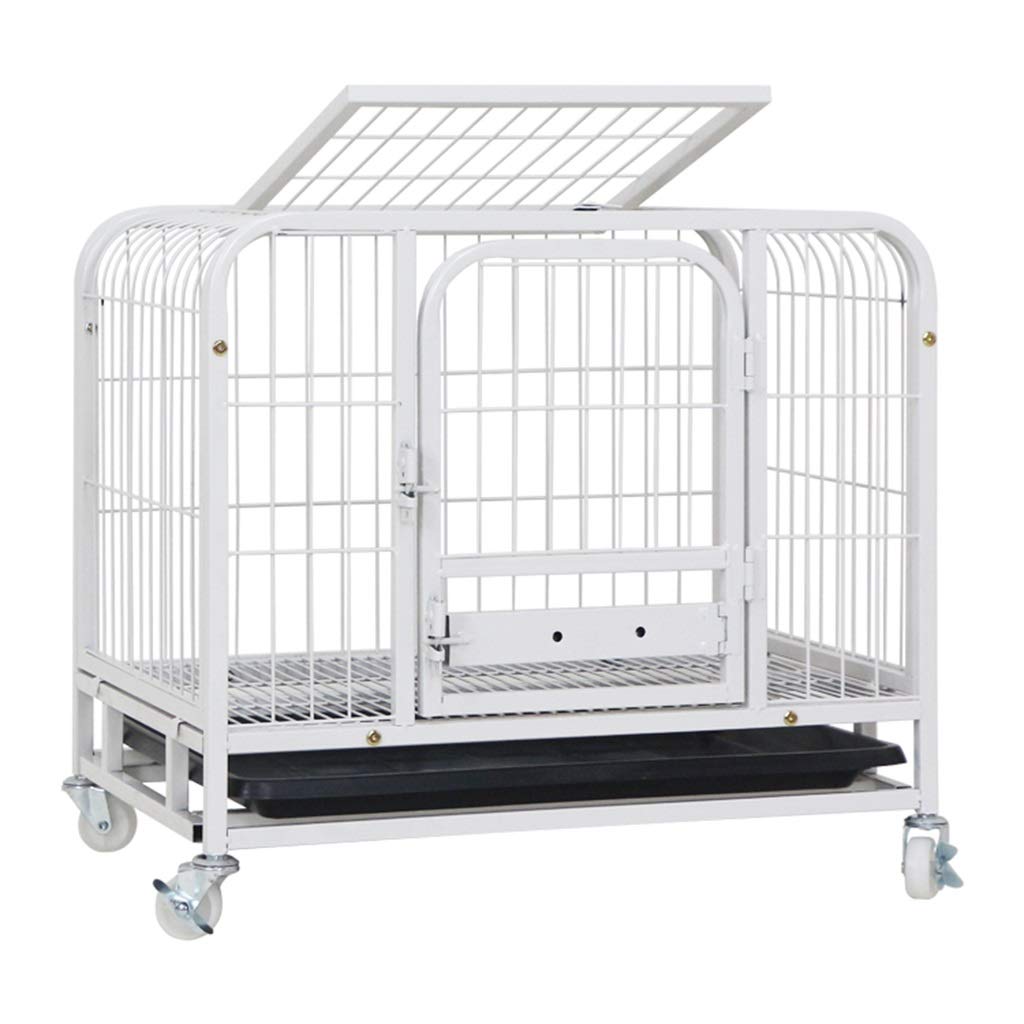 Buy Dog Crate Dog Cage with Tray Single Door & Double Door Metal Dog
