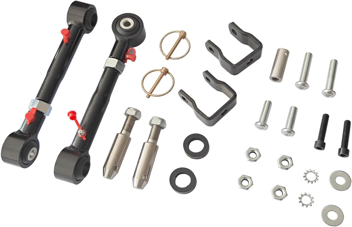 Adjustable Front Swaybar Quicker Disconnect System Upgrade Replacement for 1998-2006 TJ Cherokee 1984-2001 Replaces 2030 Front Sway Bar Disconnects XJ with 2.5" - 6" Lifts