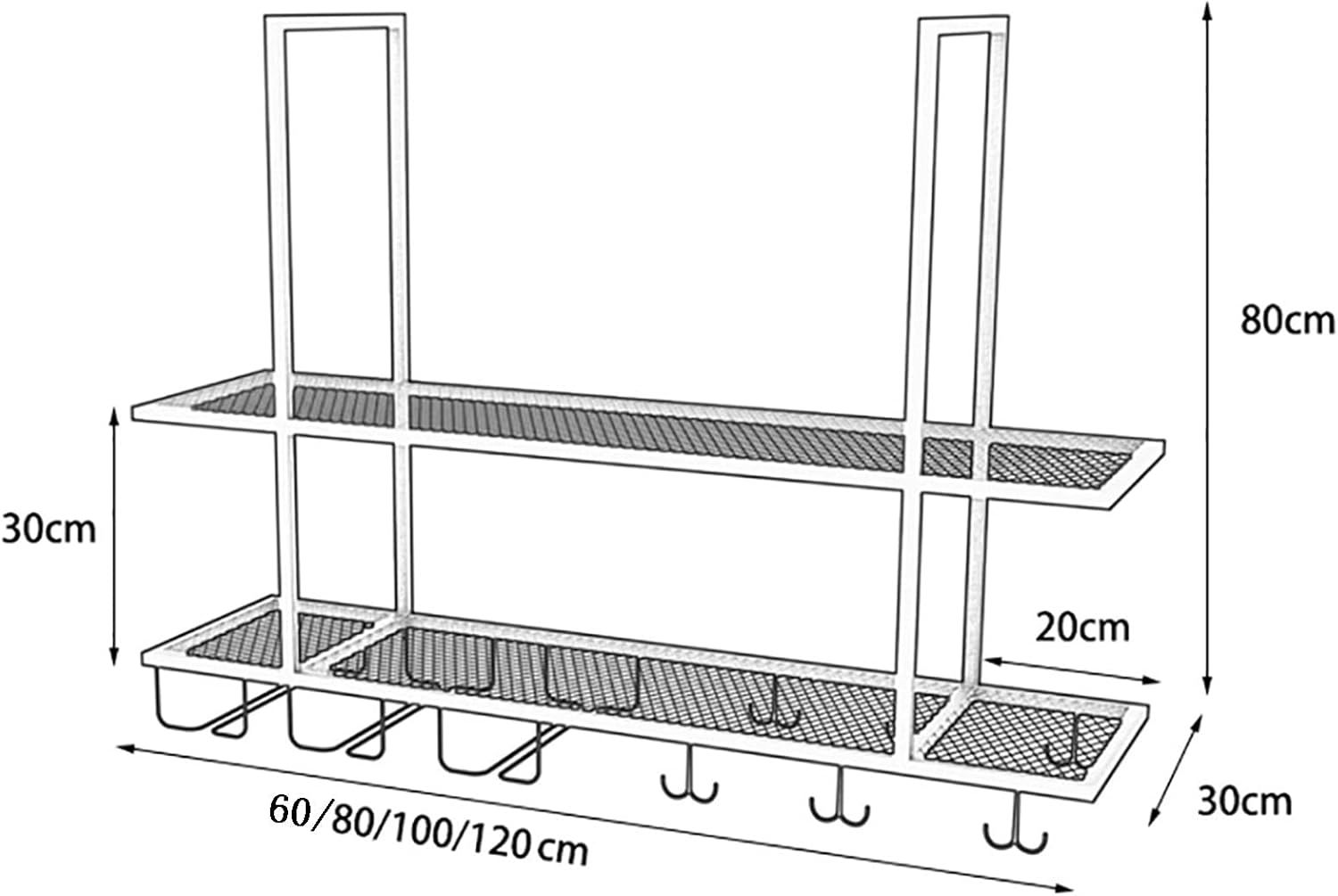 Wine Rack Hanging Wine Glass Rack, Metal Wine Rack, American Ceiling Wine Rack, Creative Hanging Decoration Rack for Restaurant and Bar Ceiling Home Decoration
