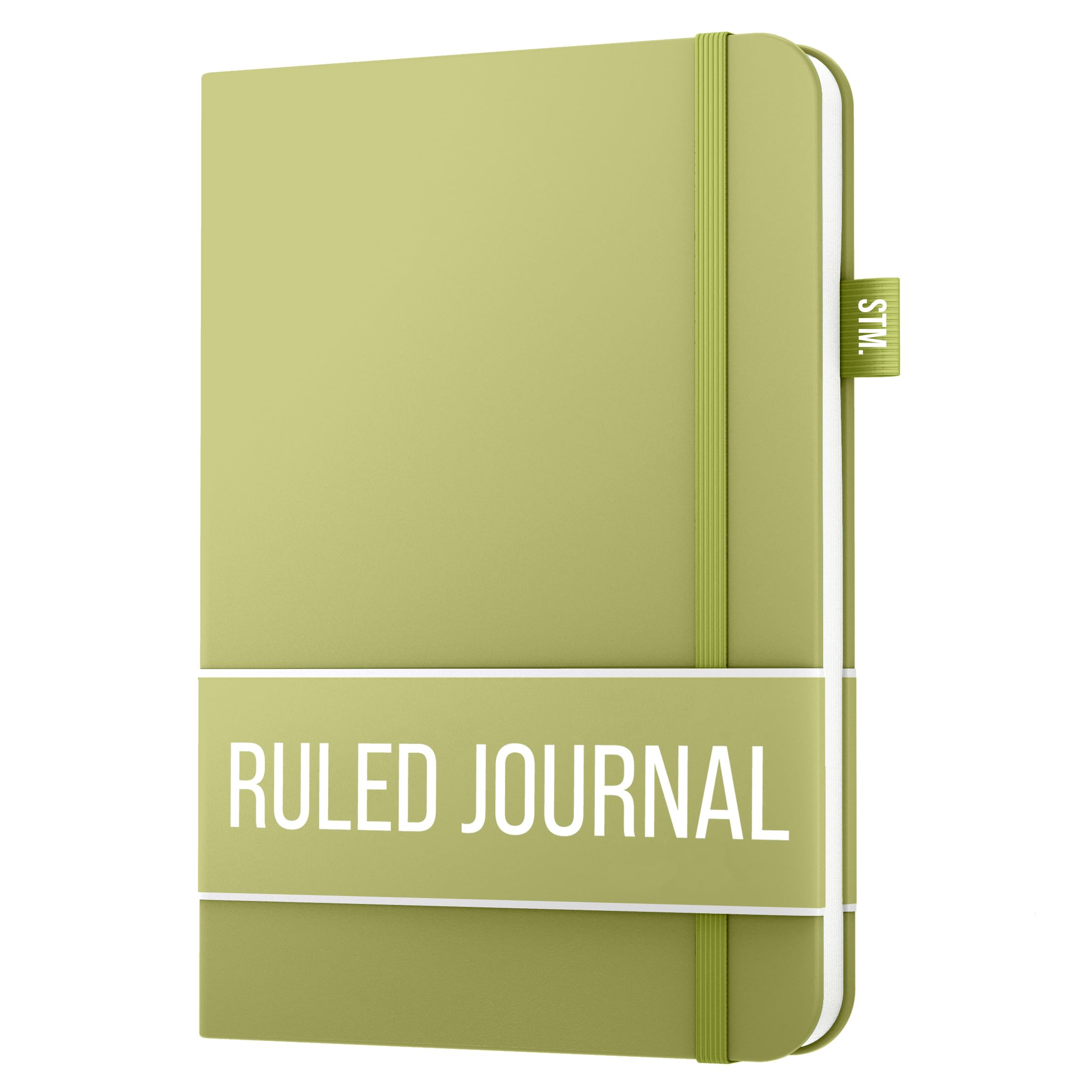 Scribbles That Matter Lined Journal Notebook for writing | Ruled 150 pages, 120gsm Thick Paper with Sticky Notes,pen loop, elastic band, leather hard
