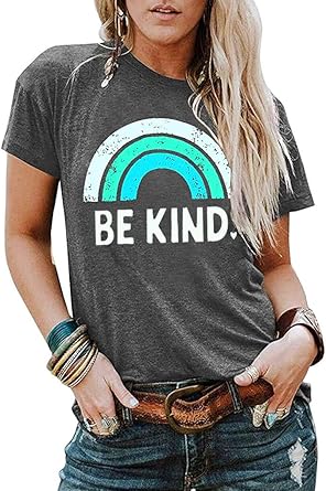 IRISGOD Womens Graphic Tees Casual 