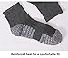 DCEHGEW 3 Pack Men Fall Winter Thick Towel Bottom Running Athletic Socks for Daily Hiking Running-Dark Grey-L 43-46(US Size 9-12