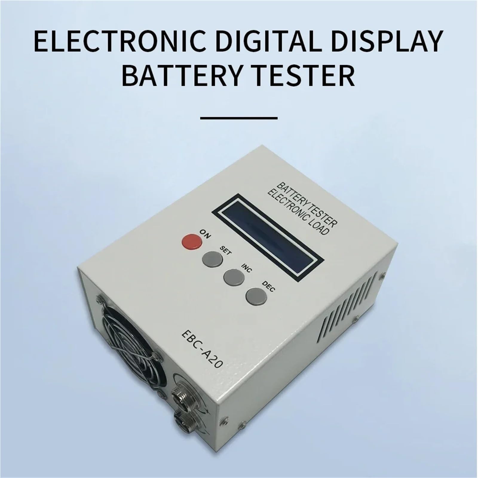Elektroniczny tester obciążenia, Tester pojemności akumulatora, tester obciążenia litowo-kwasowego, 5A, 20A, rozładowanie, elektroniczny miernik