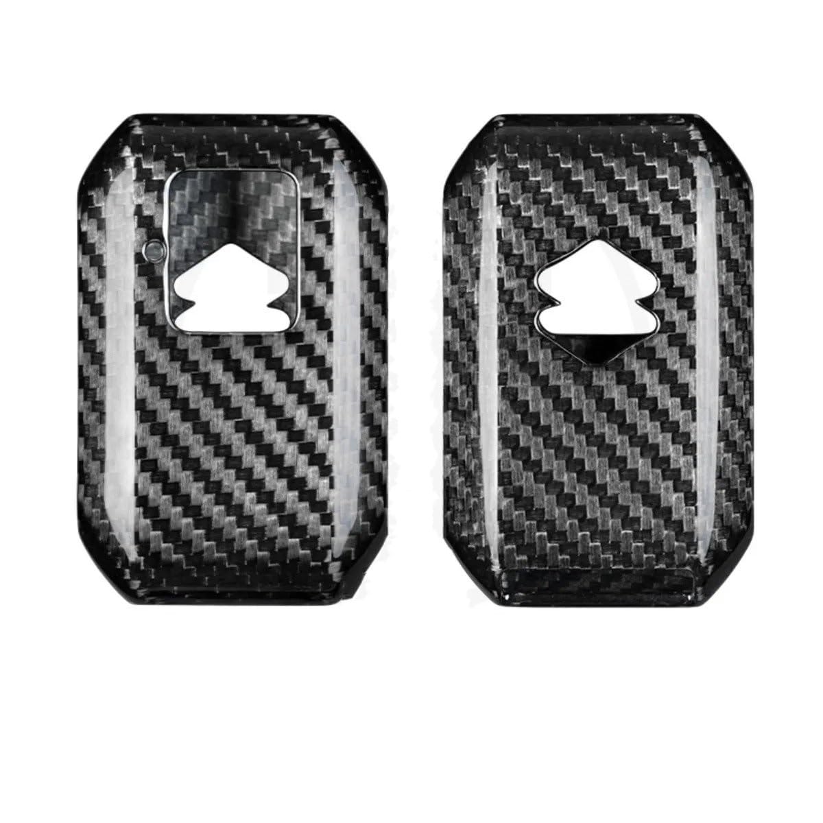 Guscio di copertura per chiave auto in fibra di carbonio a 2 pulsanti per Suzuki per Swift Maruti Dzire Ertiga Wagon R Monopoly Key Fob Cover per chiave auto(Silver black)