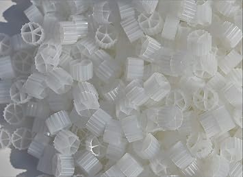 Wave Point K2 Filter Media Moving Bed Biofilm Reactor MBBR for Aquaponics Aquaculture Hydroponics Ponds Aquariums 4 Cubic Feet