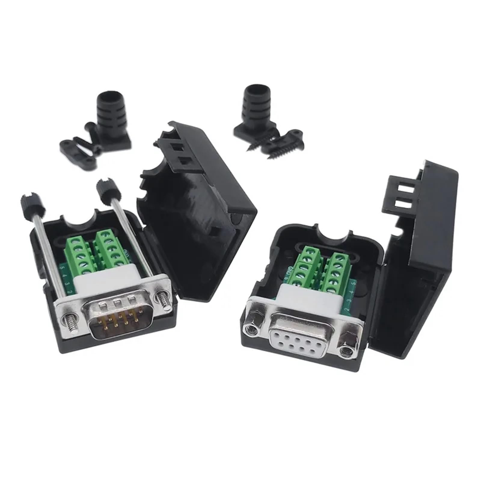 Conector D-Sub 9Pin DB9 RS232 para transmisión de datos serie y placas de comunicación 8