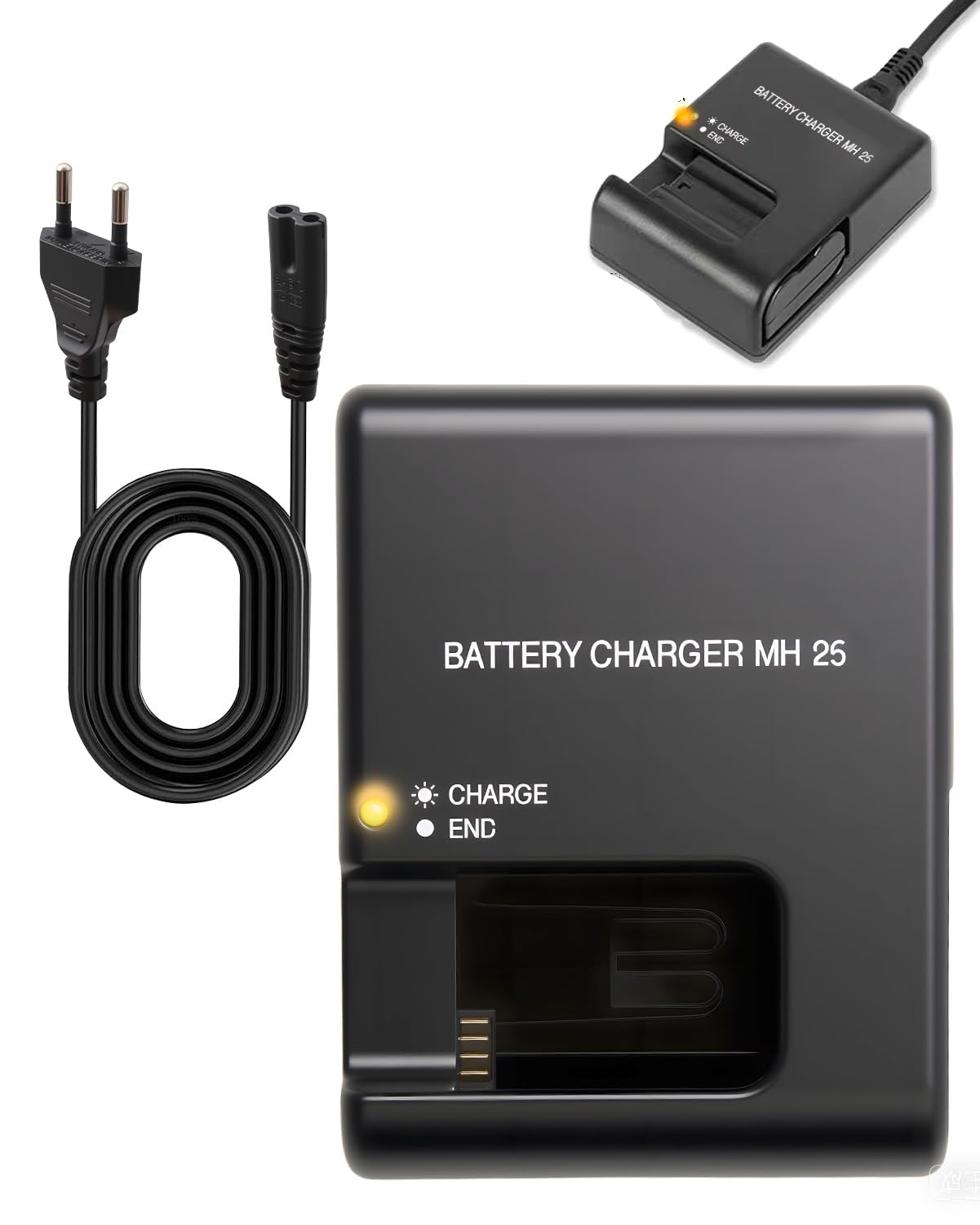 Caricabatterie MH-25/25a per batteria Nikon EN-EL15 EL15a EL15b EL15c compatibile con fotocamera Nikon D500 D600 D610 D750 D780 D800 D810 D850 D7000 D7100 D7200 Coolpix Z5 Z6 Z7 Z8 V1