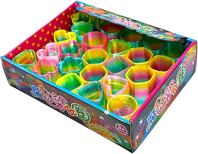 BLUECHOLON Regenbogen Spirale - Magic Rainbow Spielzeug Ab 3 Jahre, 6x5m, Leuchtend