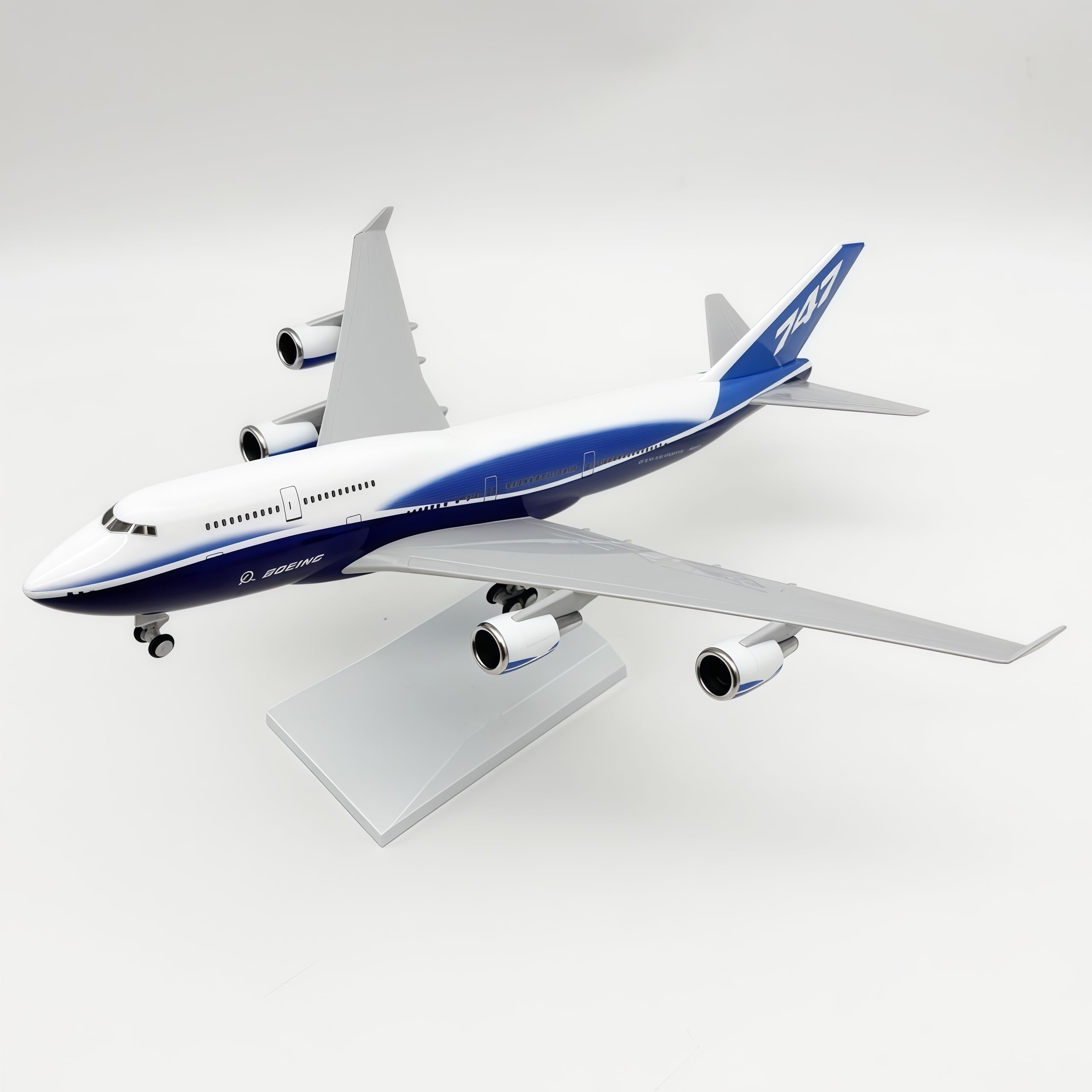Lgsrsnxhtx B747 Plane Model 30Cm B747 Diecast Metal Airplane Model Aircraft Model With Stand For Aviation Enthusiast Gift,Model Aircraft Collection
