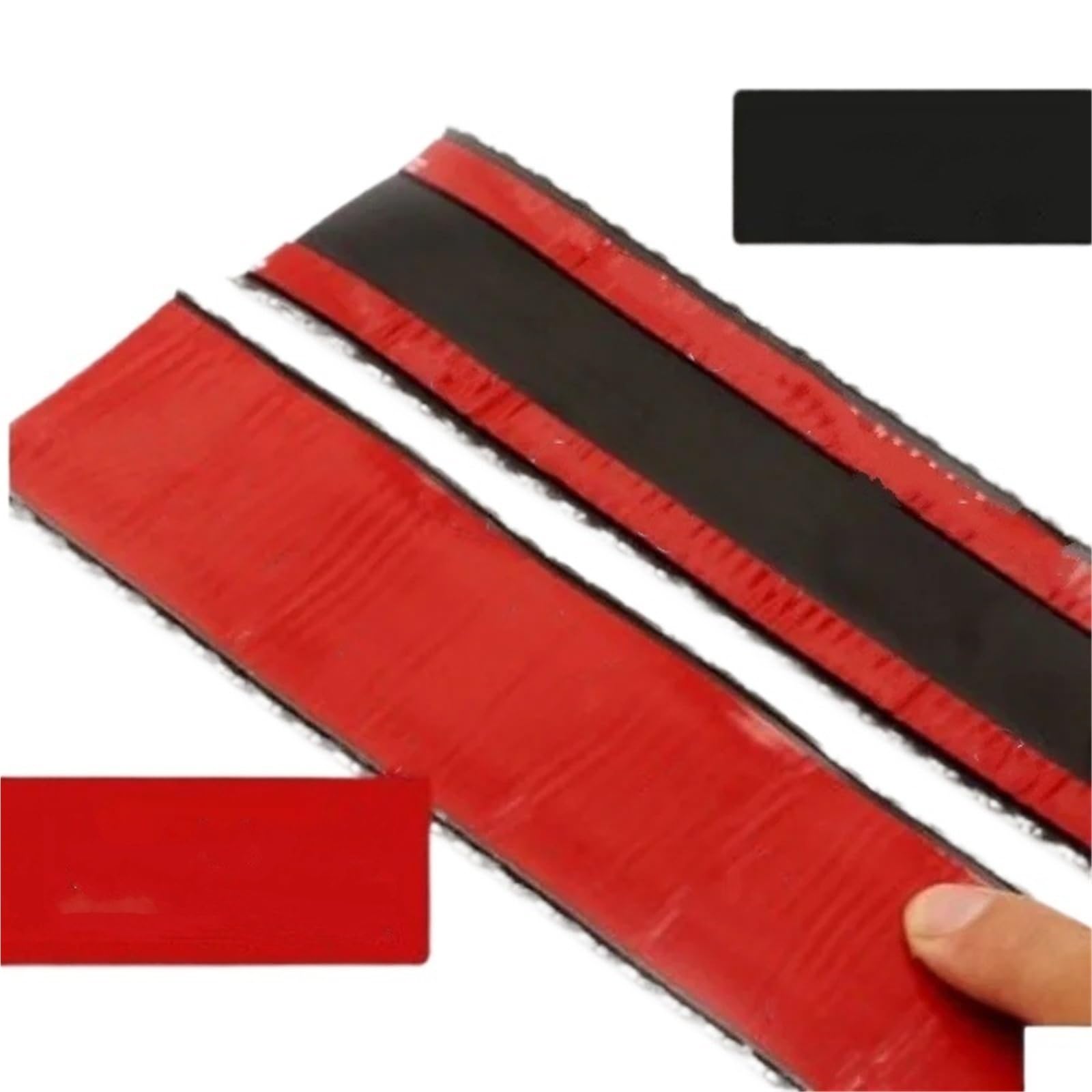 Parabrisas de Ventana Lateral Trasero Ajuste para Sedan/SUV Protector de Falda Lateral de Coche Universal(7CM x 1M)