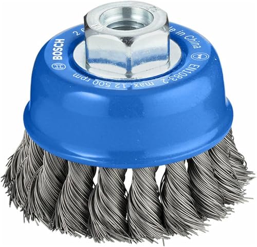 Bosch Accessories Brosse boisseau fil d'acier torsadé 75 mm M14