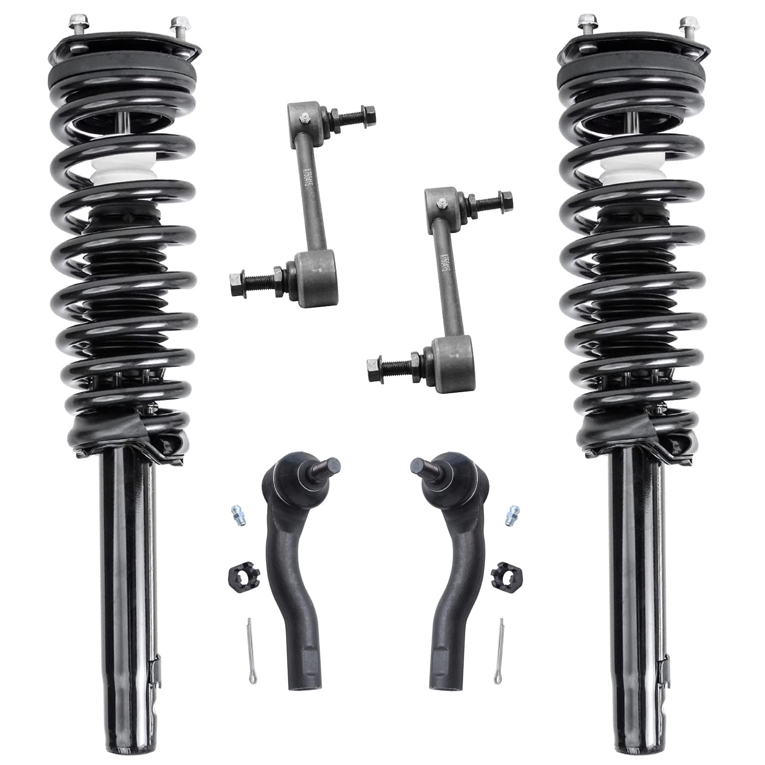 Detroit Axle - 2.5L 6pc Front Struts Kit for 2010-2012 Ford Fusion