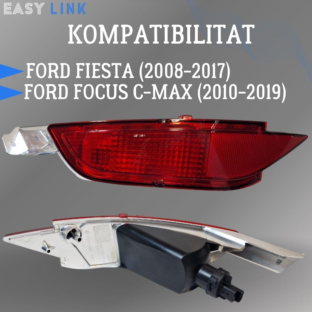 Riflettore sinistro compatibile con Ford Fiesta