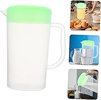 Vista 6 de Jarra de plástico de gran capacidad para servir agua para soporte de limonada, suministros de jugos, té helado y más entretenimiento y uso diario