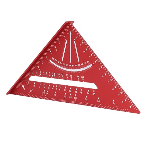 Escuadra transportador de ángulos 90° de aleación de aluminio miniatura 6