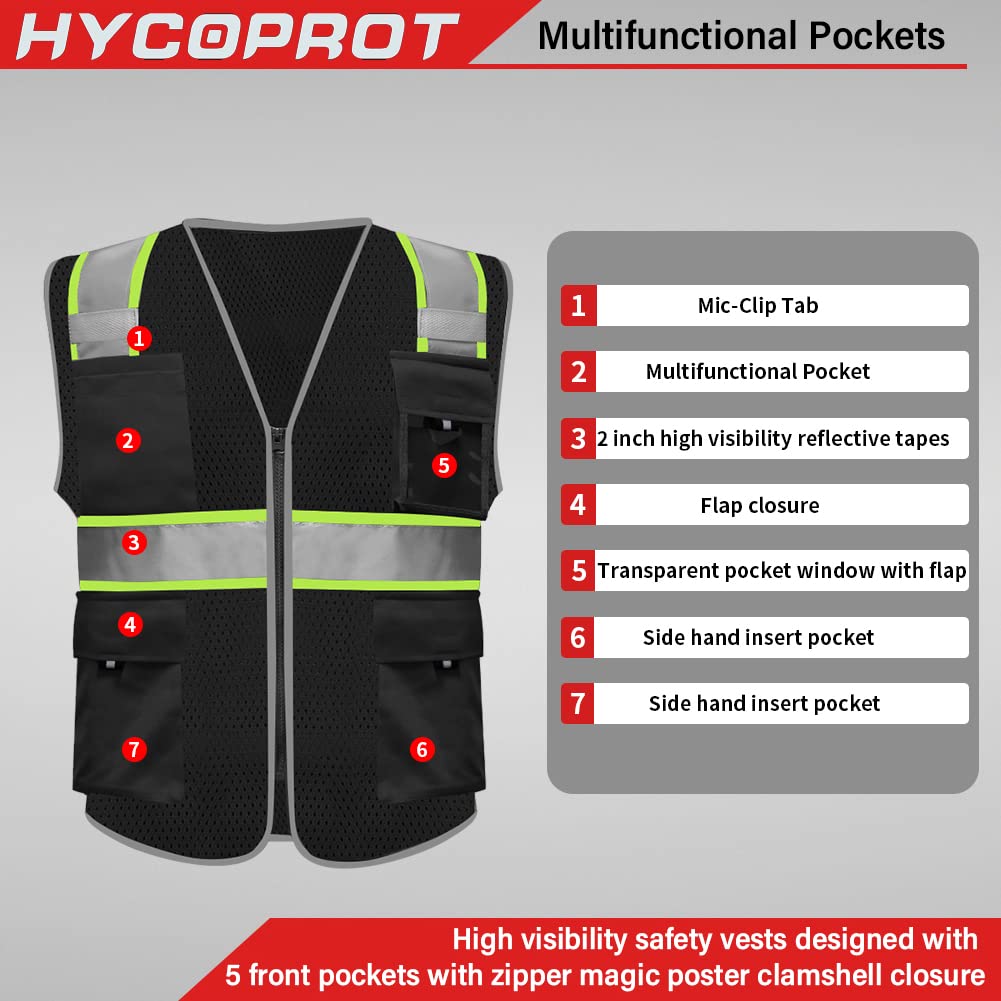 Snapklik.com : HYCOPROT High Visibility Mesh Safety Reflective Vest