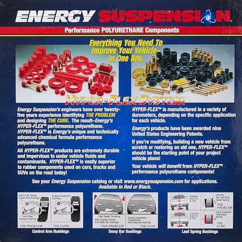 Energy Suspension 16.18103R Master Bushing Kit for 1992-1995 Honda Civic and 1993-1997 Civic del Sol - Image 4