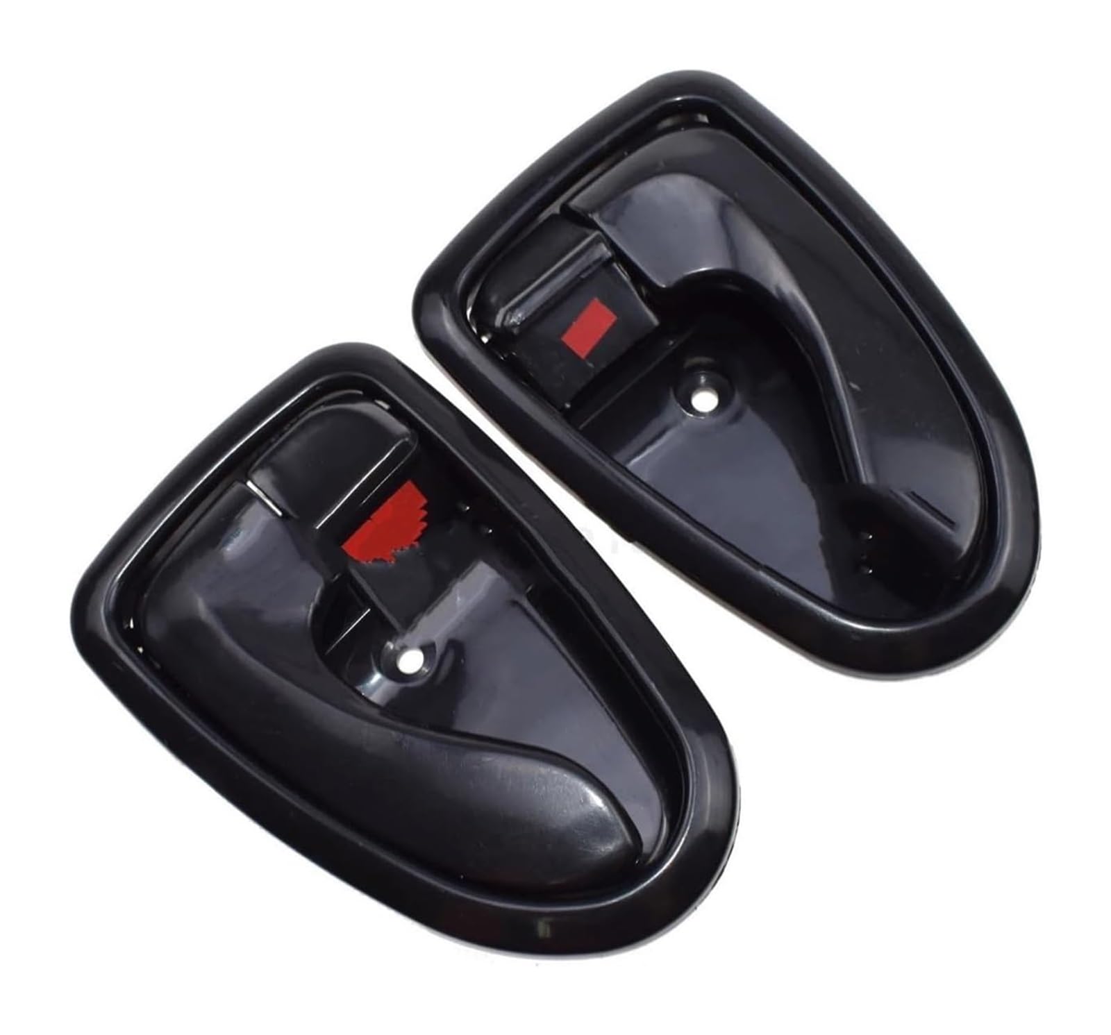 TYTYASS Inner Door Handle for Hyundai for Accent for Verna 1.6L 2000-2006 Car Inside Interior Door Handle Left Right 8262025000 82610-25000(Black Pair)