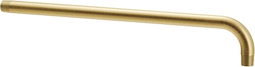 Moen 151380BG Collection - Extensión de brazo de ducha superior de repuesto de 16 pulgadas, color dorado cepillado