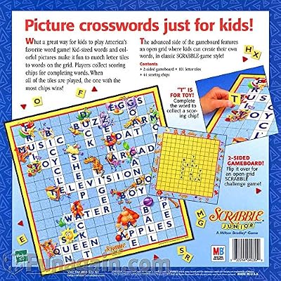 Scrabble Junior: Your Child's First Crossword Game! (1999 Vintage)