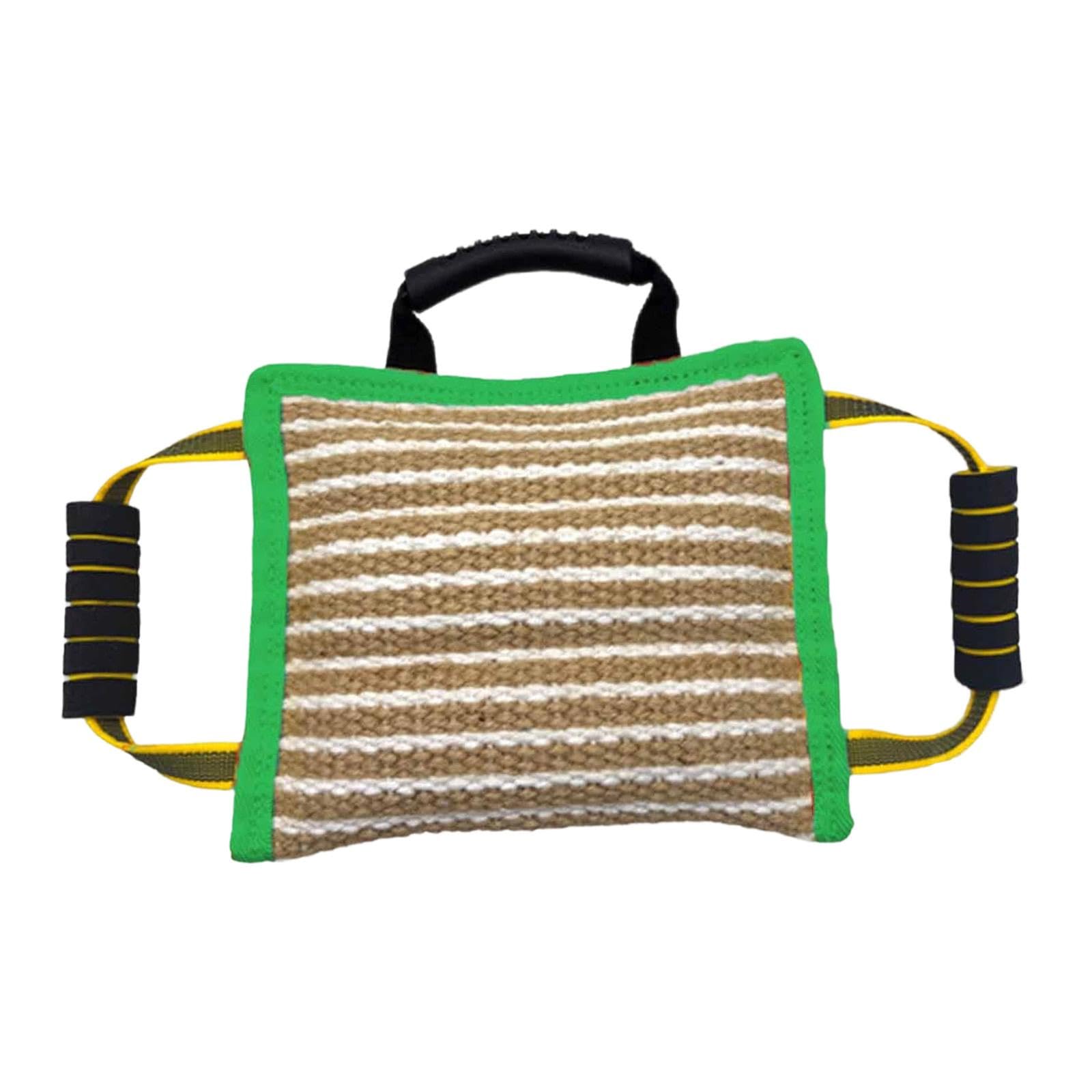 Cale anti-morsure pour chien robuste avec protection renforcée pour le jeu de traction