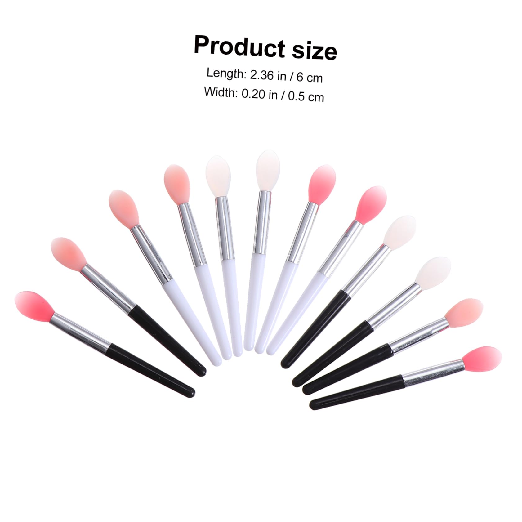 Gatuida Silicone Lip Mask Lip Brush Set 12 Piece Makeup Brush Kit for Birthday