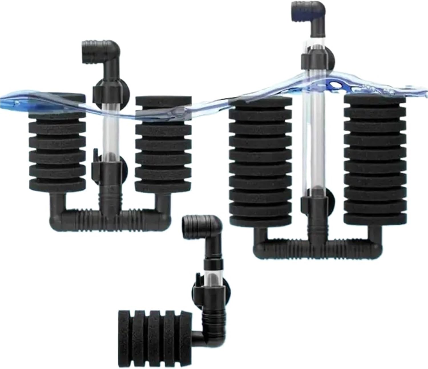 Fish Tank Filter Reusable Biochemical Sponge Aquarium Cotton Air Pump Skimmer Filtration Aquatic Pets Products Accessory(Filter)