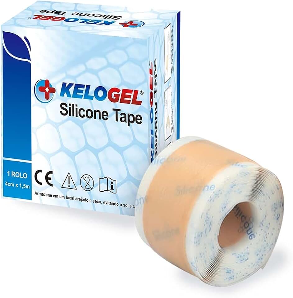 Kelogel Tape Silicone Médico Hospitalar 4cmx1,5m Rolo