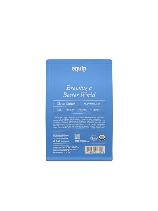 Equip Foods Clean Coffee & Grass Fed Collagen Powder Unflavored