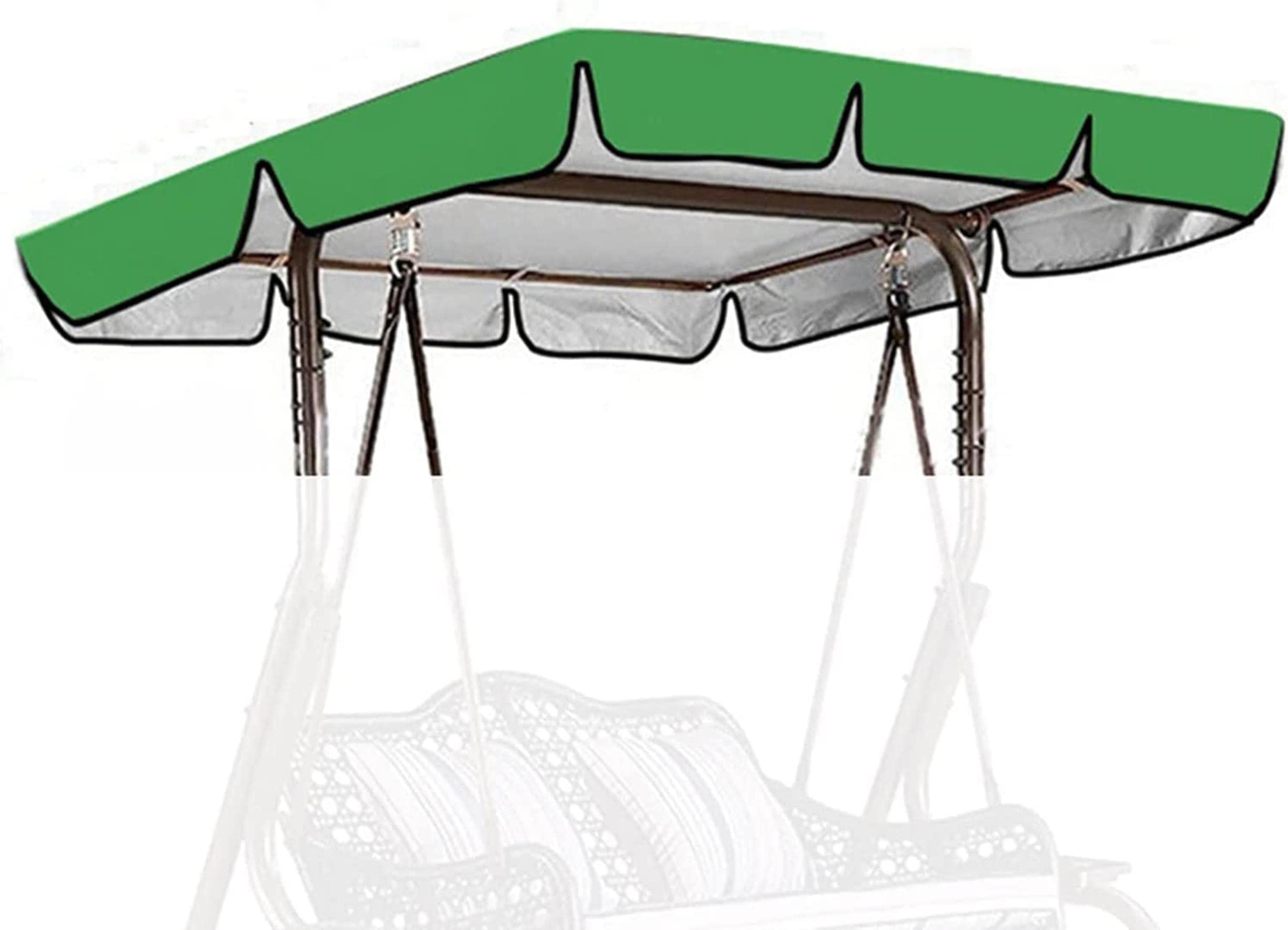 Balançoire de terrasse auvent anti-UV et housse imperméable haute protection