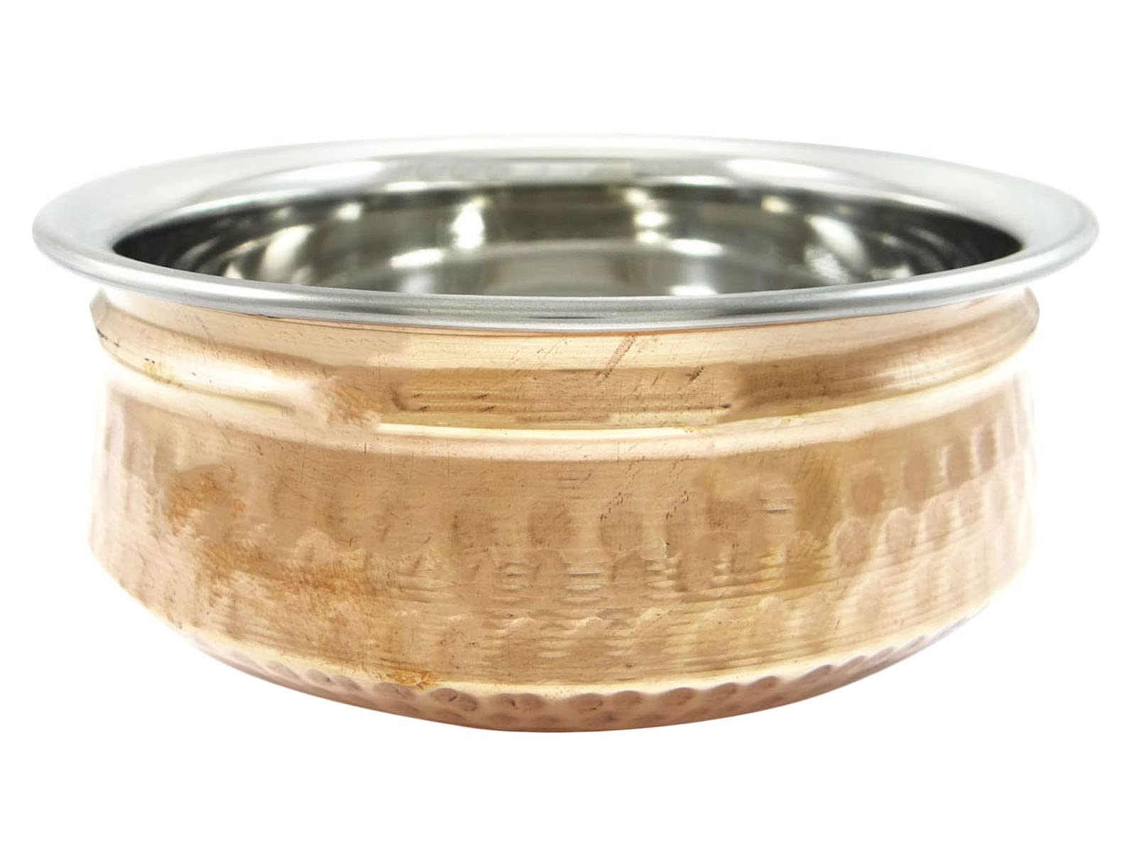 Set De Couverts Traditionnels Indiens IBA - Cuivre Et Acier - 5 Pièces - Cuillères/fourchette/couteau