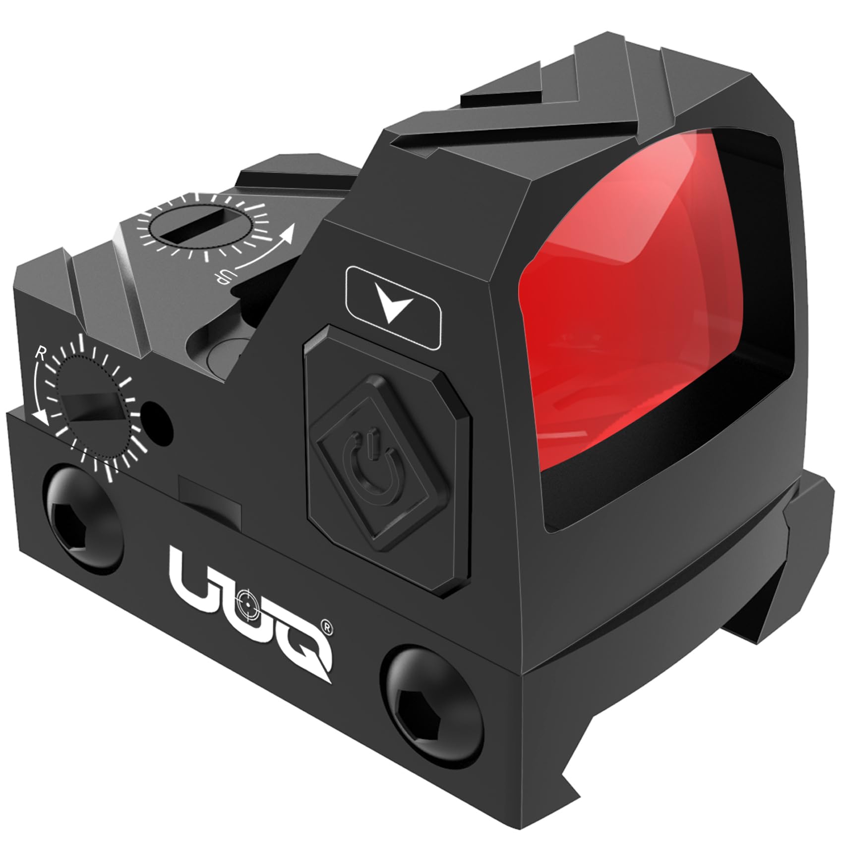 UUQ Mini Reflex Red Dot Sight Shake Awake Optic Sight for Rifles, Pistols and Shotguns 2MOA,12 Brightness Adjustment Red Dot Scope,Suitable for RMR or 20mm Picatinny/Weaver Rail…