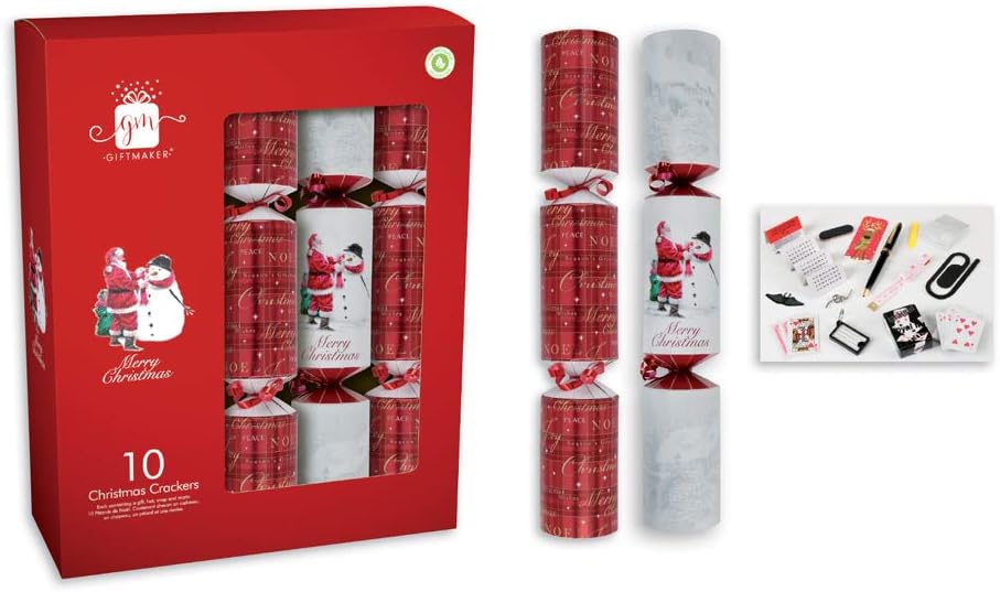 DesignGroup Christmas Crackers, Multi, 10x14 Inch