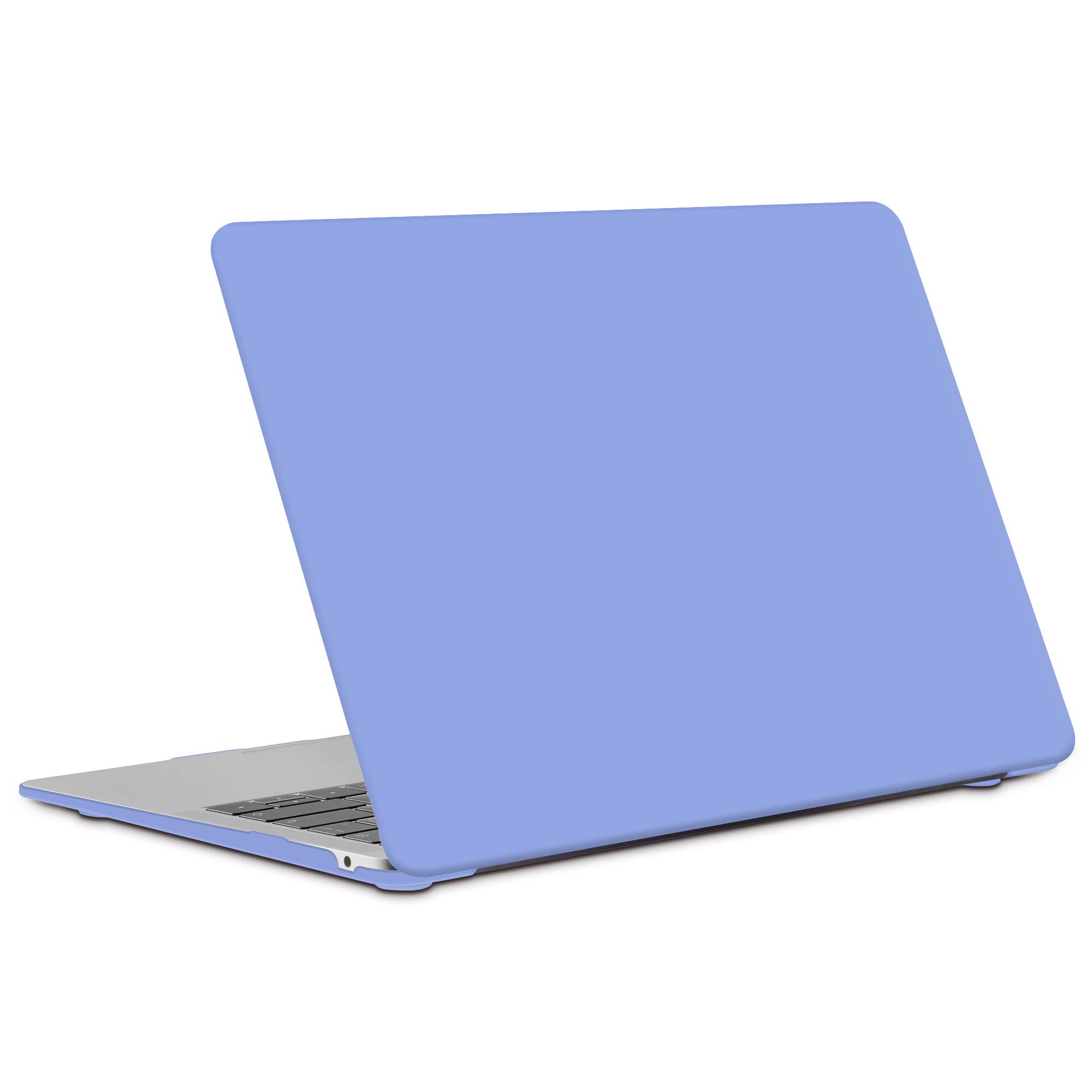 TECOOL Custodia MacBook Air 13 Pollici Retina M1 2020 2019 2018 A2337 A2179 A1932 con Touch ID, Case Cover Opaca Rigida Plastica Ultrasottile +Accessori Copritastiera Silicone, Serenità Blu