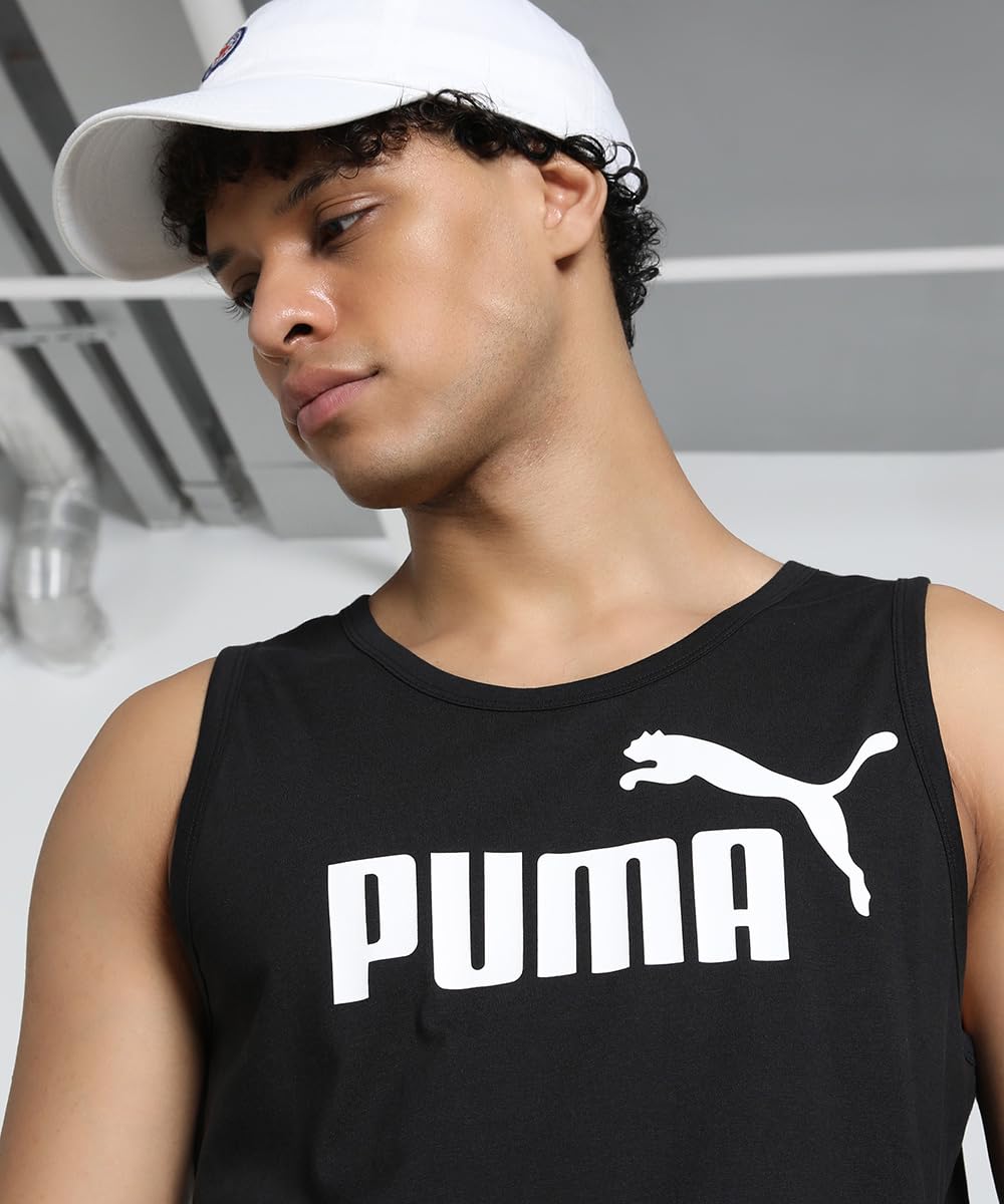 Puma Ess Logo Tank Shirt Uomo