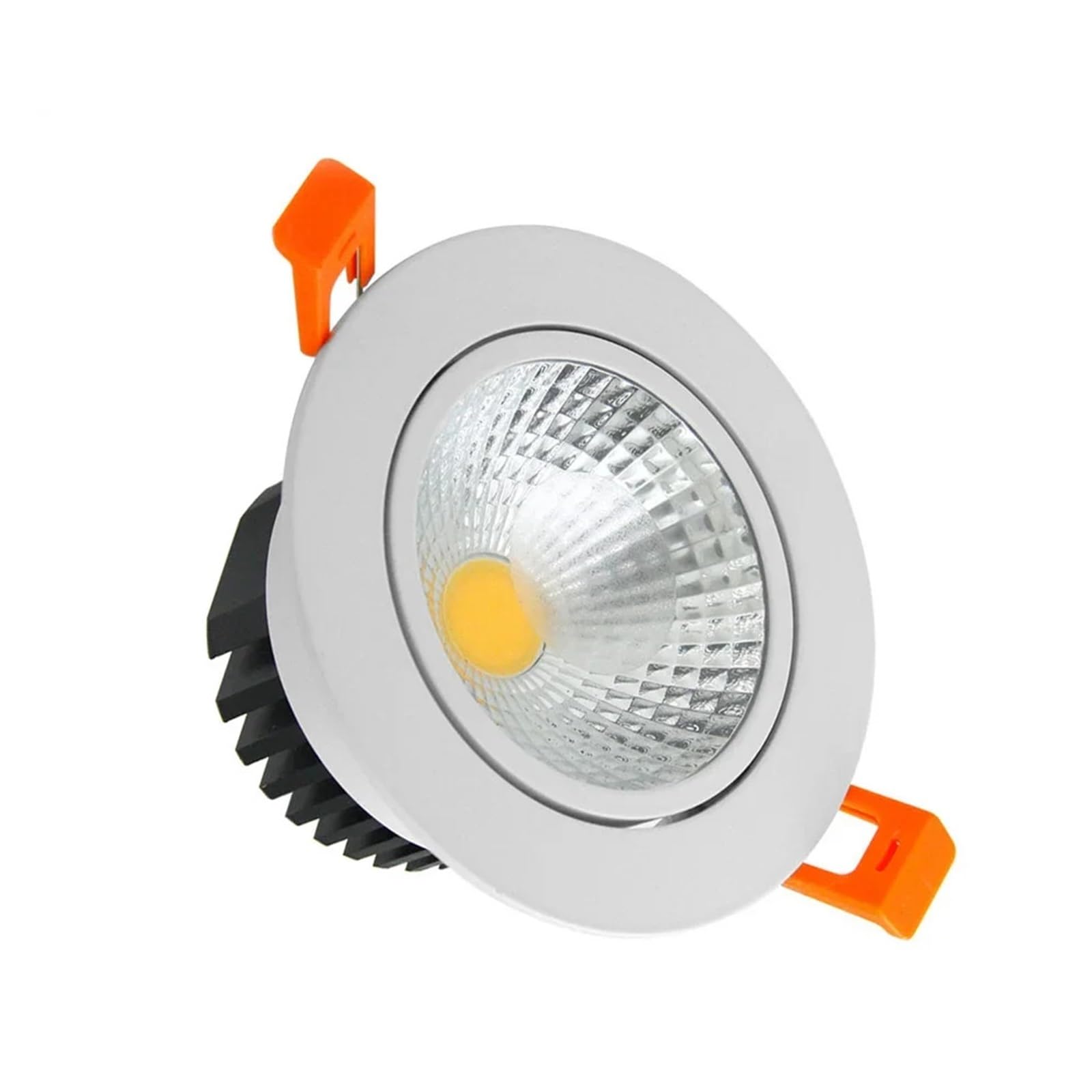 Możliwość przyciemniania LED typu Downlight AC 110V 220V reflektor 6/9/12/15W oprawy wpuszczane sufitowe COB ciepły biały/naturalny biały/biała łazienka