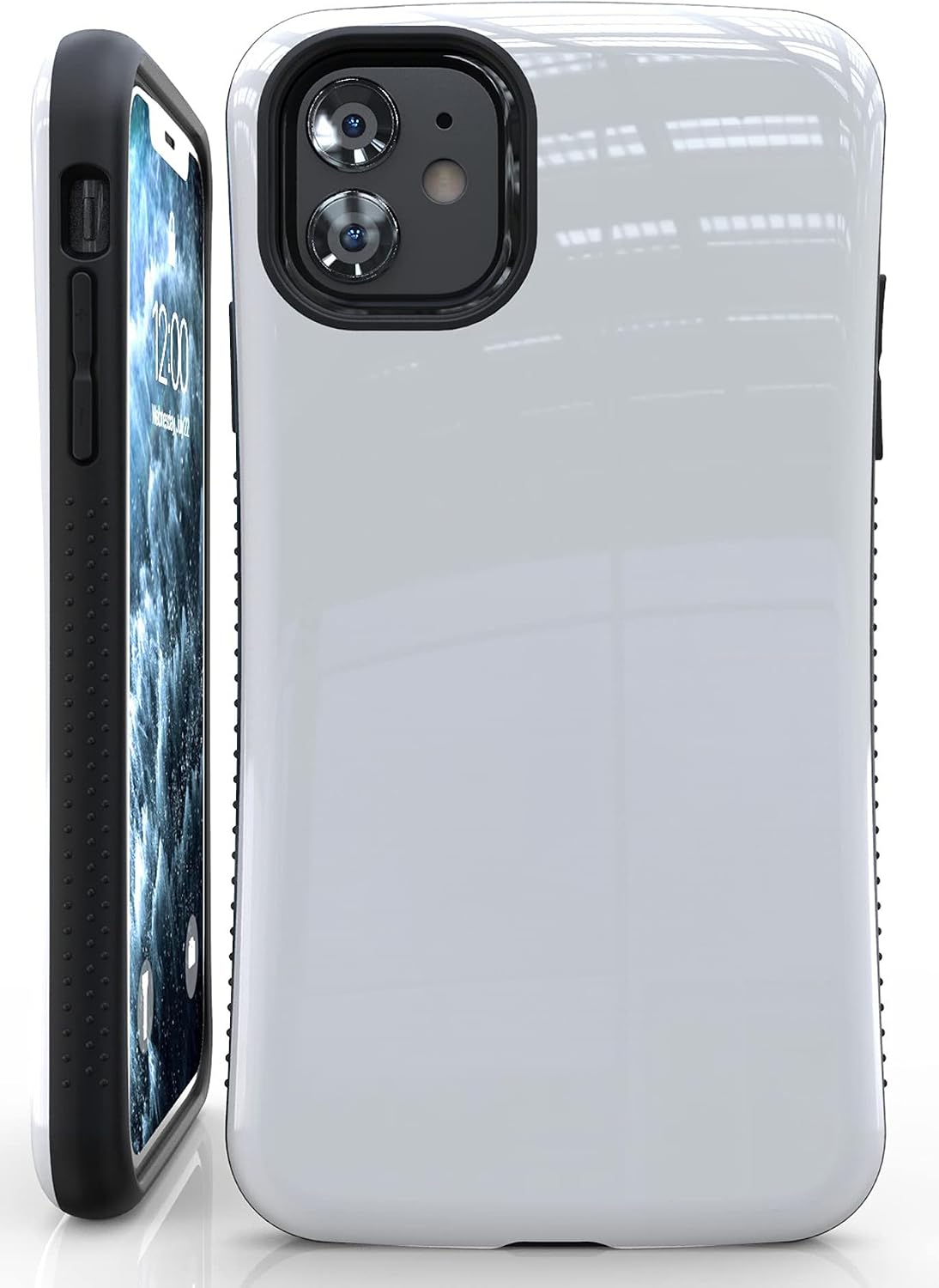 iPhone 11 Case | Premium Luxury Design | Military Grade 15ft. Drop Tested | Wireless Charging | Compatible with Apple iPhone 11 - White