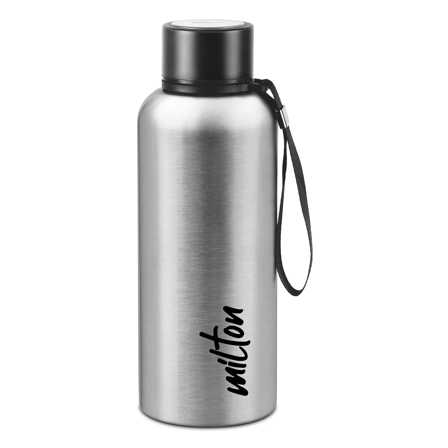 Milton Aura 750 Thermosteel Bottle, 750 ml, Silver 24 Hours Hot and Cold Easy to Carry