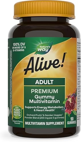 Nature s Way Alive gomitas multi vitaminicas para adultos contiene 90