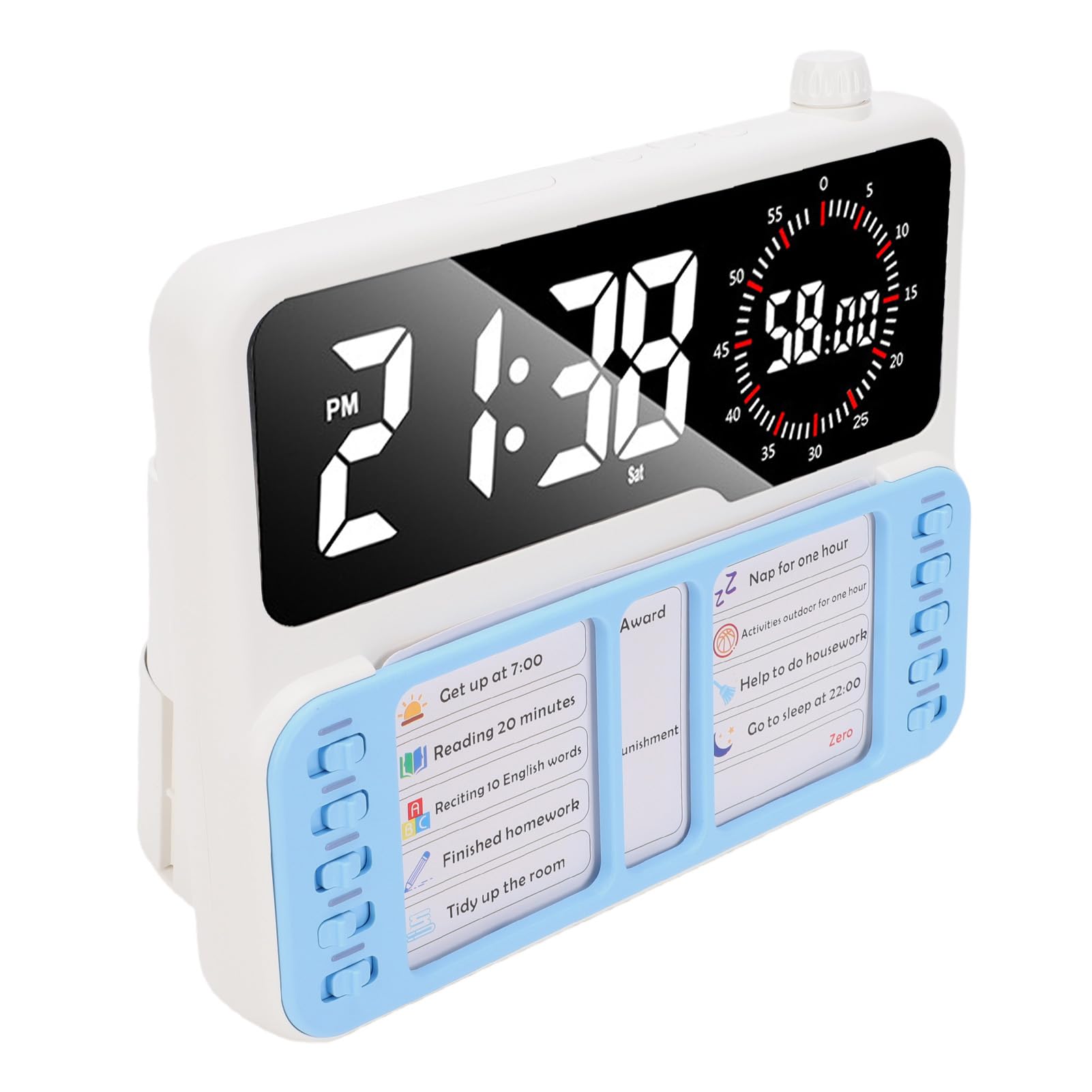 LICAEVEY Visueller Timer mit Aufgabenplan für Zuhause Klassenzimmer